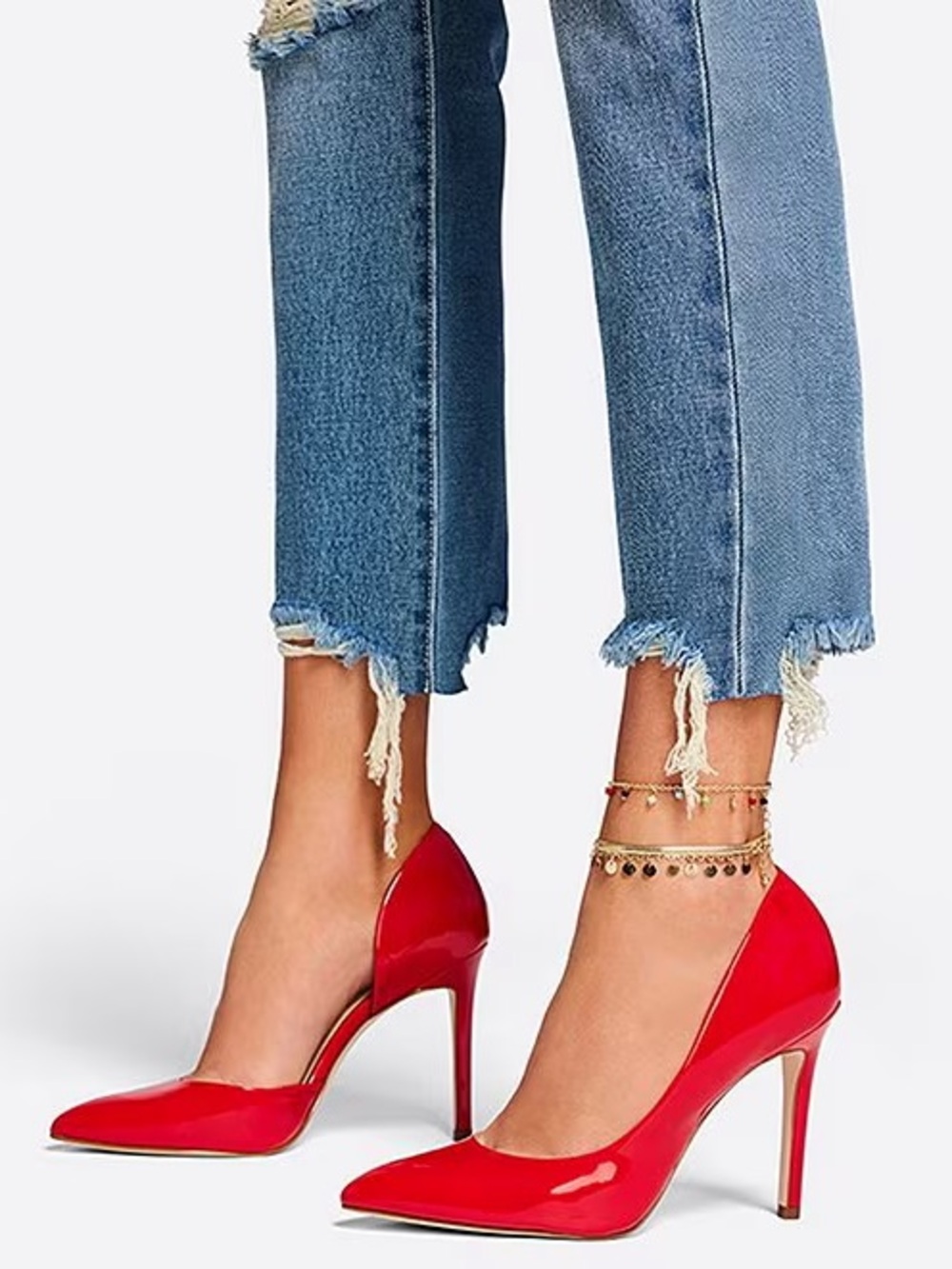 *NWOB* Jessica Simpson Red Mid-Heel Pumps